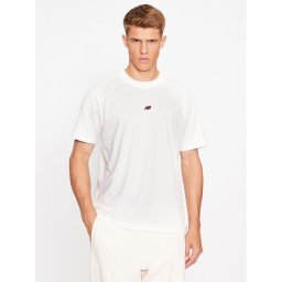 New Balance Póló Athletics Remastered Graphic Cotton Jersey Short Sleeve T-shirt MT31504 Fehér Regular Fit