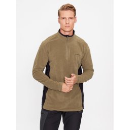 Columbia Polár kabát Klamath Range™ II Half Zip Barna Regular Fit