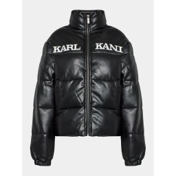 Karl Kani Pehelykabát Retro Pu 6176636 Fekete Regular Fit