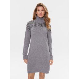 Liu Jo Kötött ruha MS16G 02050 Szürke Relaxed Fit