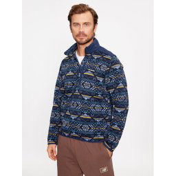 Columbia Polár kabát Sweater Weather™ II Printed Half Zip Kék Regular Fit