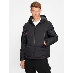 EA7 Emporio Armani Pehelykabát 6RPB10 PNEEZ 1200 Fekete Regular Fit