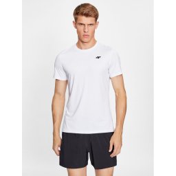 4F Technikai póló 4FAW23TFTSM448 Fehér Regular Fit