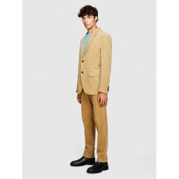 Sisley Zakó 2SFRSW01B Bézs Slim Fit