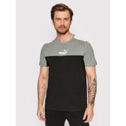 Puma Póló Ess+Block 847426 Fekete Regular Fit