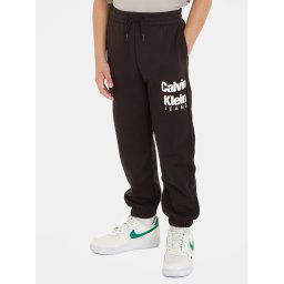 Calvin Klein Jeans Melegítő alsó IB0IB01816 Fekete Regular Fit