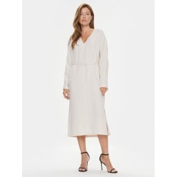 Calvin Klein Hétköznapi ruha K20K206148 Ekru Regular Fit
