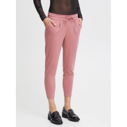 ICHI Szövet nadrág 20104757 Rózsaszín Slim Fit