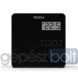 TECH EU-294 v1 vezetékes on/off termosztát fekete