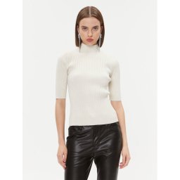DKNY Sweater P3MSZBA9 Ekru Regular Fit