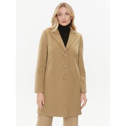 United Colors Of Benetton Gyapjú kabát 2YDTDN012 Bézs Regular Fit