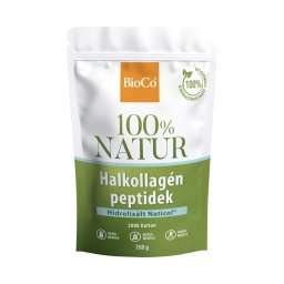 BioCo 100% Natur hidrolizált halkollagén peptideket tartalmazó étrend-kiegészítő por 150g