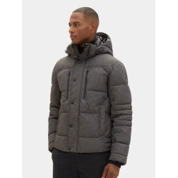 Tom Tailor Pehelykabát 1038935 Szürke Regular Fit