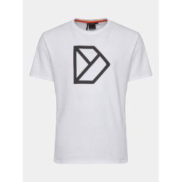 Didriksons Póló D-Logo Usx T-Shirt 505096 Fehér Regular Fit