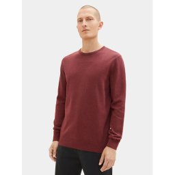 Tom Tailor Sweater 1027661 Bordó Regular Fit