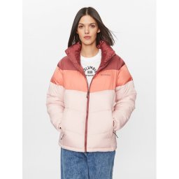 Columbia Pehelykabát Puffect™ Color Blocked Jacket Piros Regular Fit