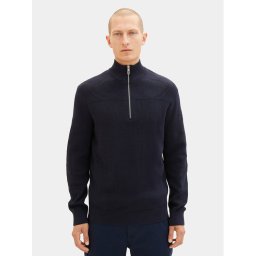 Tom Tailor Sweater 1038315 Sötétkék Regular Fit
