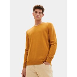 Tom Tailor Sweater 1027665 Narancssárga Regular Fit