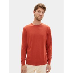 Tom Tailor Sweater 1027661 Piros Regular Fit