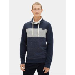 Tom Tailor Pulóver 1037761 Sötétkék Regular Fit