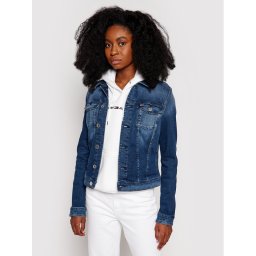 Tommy Jeans Farmer kabát Vivianne DW0DW09219 Sötétkék Slim Fit