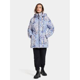 Didriksons Parka Sia Aop Wns Parka 504810 Kék Standard Fit