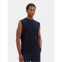 Tom Tailor Sweater 1038691 Sötétkék Regular Fit