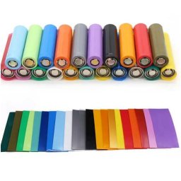 20db Zsugorfólia 18650 Akkumulátorokhoz Kék Színű (5119)