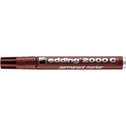 EDDING Alkoholos marker, 1,5-3 mm, kúpos, EDDING "2000", barna