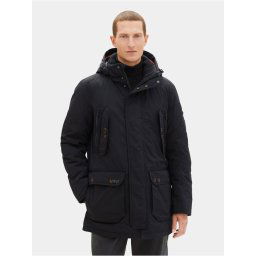 Tom Tailor Átmeneti kabát 1037356 Fekete Regular Fit