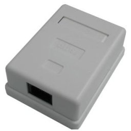 DATACOM Egyetlen aljzat gipszkarton felett-1xRJ45, Cat5e UTP