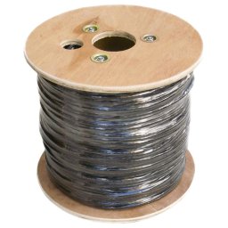 DATACOM FTP kábel CAT6 PE, Fca 500m orsó, fekete, OUTDOOR