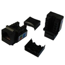 DATACOM Keystone UTP Cat5e önmetsző MINI fekete