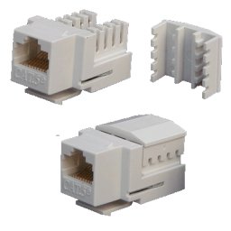 DATACOM Keystone UTP RJ45 Cat5E kettős MINI fehér