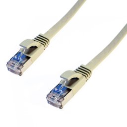 DATACOM Patch kábel FTP CAT6 1m szürke FLAT szürke lapos