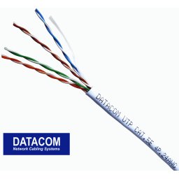 DATACOM UTP Cat5e PVC kábel 305m (vezeték), fehér