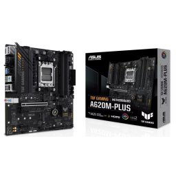 ASUS MB Sc AM5 TUF GAMING A620M-PLUS, AMD A620, 4xDDR5, 1xHDMI, 2xDP, mATX, 1xHDMI, 2xDP, mATX