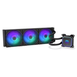 ENDORFY Vízhűtő Navis F360 ARGB, 3x120mm, LGA1851, AM5, fekete, fekete