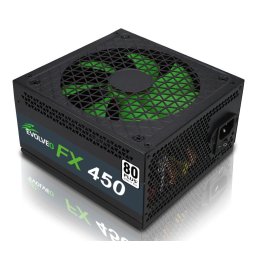 EVOLVEO FX 450, 450W ATX tápegység, 14cm, csendes, 80 White, 3 év garancia, fekete színű