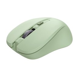 TRUST egér Mydo csendes vezeték nélküli egér, optikai, USB, zöld