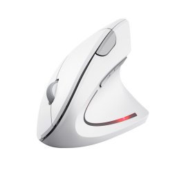 TRUST Verto függőleges egér Vezeték nélküli ergonomikus egér, USB, fehér