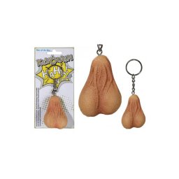 Metal key chain Testicle