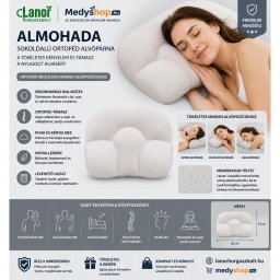 Almohada Sokoldalú ortopéd alvópárna - Szürke