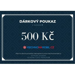 AJÁNDÉKUTALVÉNY - ÉRTÉK 500 CZK