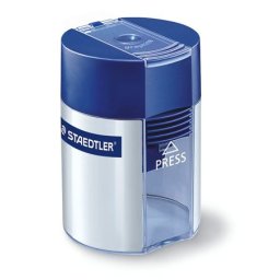 STAEDTLER Hegyező, egylyukú, tartályos, STAEDTLER "511", kék