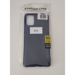 Samsung A71 Szilikon tok kék