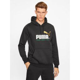 Puma Pulóver No. 1 Logo Celebration 676021 Fekete Regular Fit