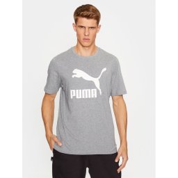 Puma Póló Classics Logo 530088 Szürke Regular Fit