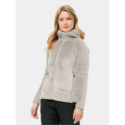 Jack Wolfskin Polár kabát Rotwand Hooded Fz 1710742 Szürke Regular Fit