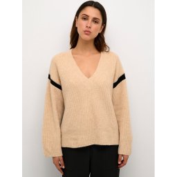 Karen by Simonsen Sweater Kirstenkb 10104564 Bézs Relaxed Fit